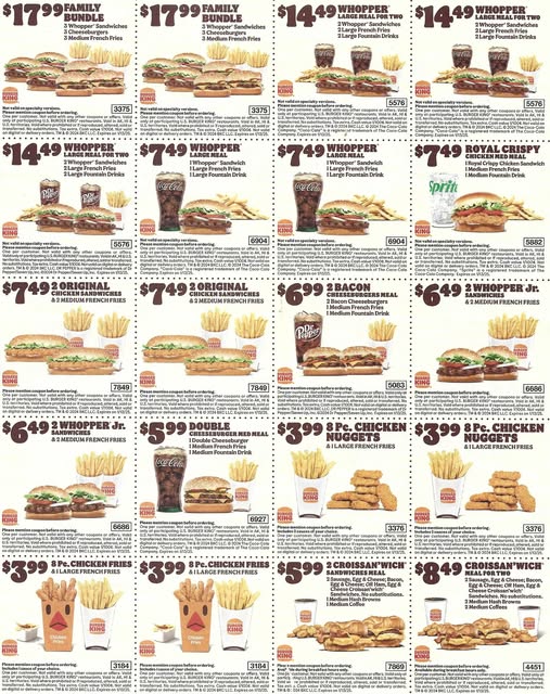 Burger King Coupons - Expires Feb 02-29-2025